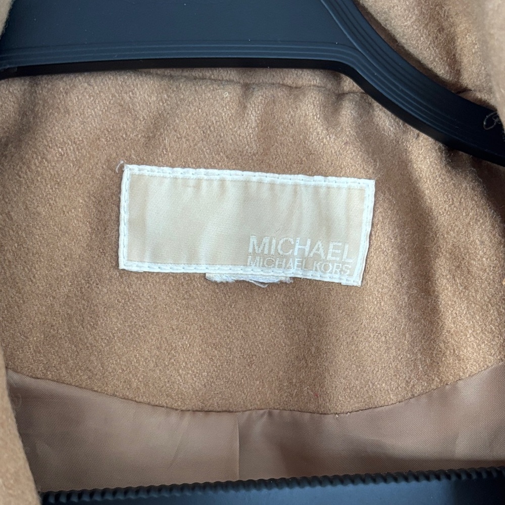 Michael Kors Camel Trench Coat - Picture 2 of 6